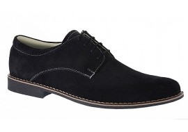 OFERTA marimea 44! Pantofi barbati casual din piele naturala, culoare neagra LPASN